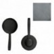 MAGNETE ROTONDO PELLE GM