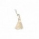 SMALL TASSEL PEARL/ORGANDY