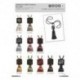 EMBRASSE "CARRE CHENILLE"
