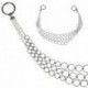 EMB 3 RANGS ANNEAUX METAL