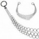 EMB 3 RANGS ANNEAUX METAL