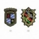 M METALLIC BADGES