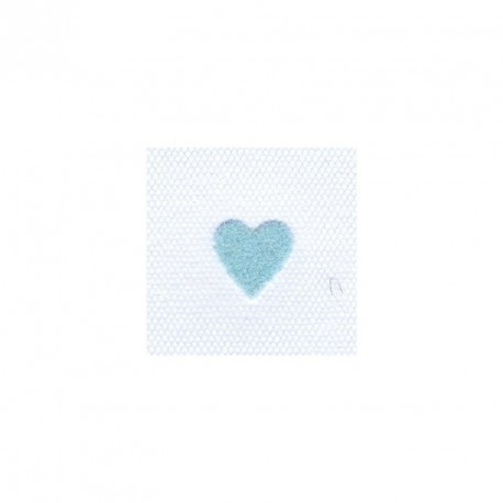 TULLE COEURS 10CM - 40M