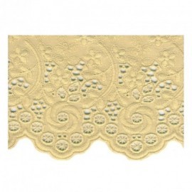 EYELET LACE TRIM 150MM