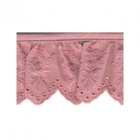 BRODERIE ANGLAISE FRONCEE