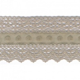 DENTELLE BRODEE 55 MM