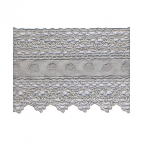 DENTELLE BRODEE 55 MM