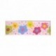 RUBAN IMPRIME FLEURS 25MM