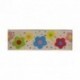 RUBAN IMPRIME FLEURS 25MM