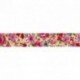 RUBAN FLEURS ADHESIF 15MM