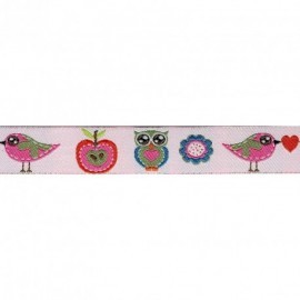 GALON JACQUARD OISEAUX