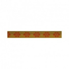 GALON FLEUR TISSE 9MM