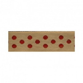 POLKA DOT METAL TRIM 25MM