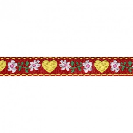 HEART JACQUARD TRIM 15MM