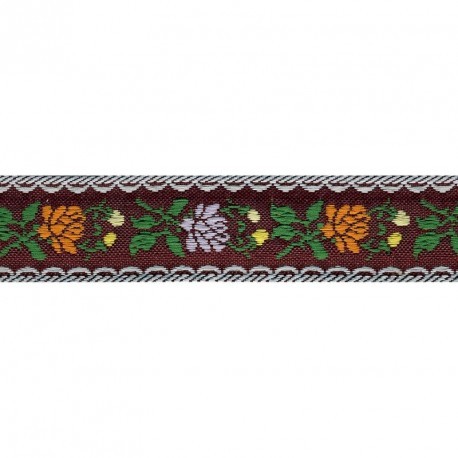 FLOWER JACQUARD TRIM 23MM