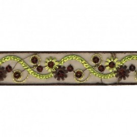 EMBROIDERED SEQUIN TRIM