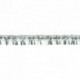 METALLISCHE FRANSEN BORTE 15MM