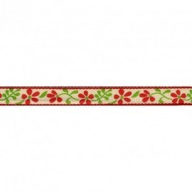 PRINTED TRIM "FLOWER"10MM