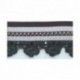 EMBROID.FLOWERS PEARL/STR