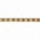 AUFBÜGELB.SAMTBAND+STERNE
