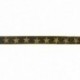AUFBÜGELB.SAMTBAND+STERNE