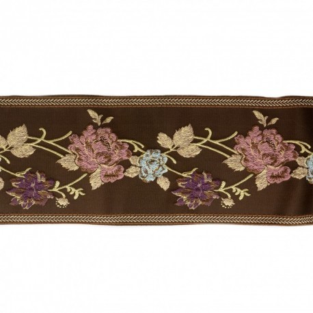 GALON JACQ FLEURS 180MM