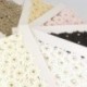 GUIPURE FLEURS STRASS
