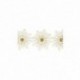 GUIPURE FLEURS STRASS