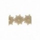 GUIPURE FLEURS STRASS