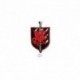 M ECUSSON BLASON DRAGON 6X3,5CM