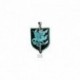 M ECUSSON BLASON DRAGON 6X3,5CM