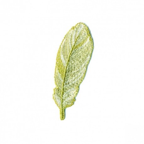 M FEUILLES DOREES 7X2CM