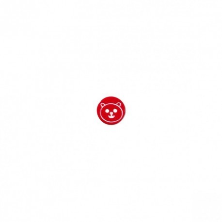 Bouton 2 trous ours