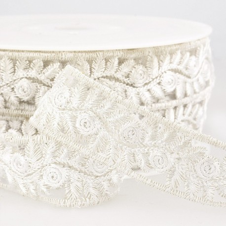 EMBROIDERED BRAID 23MM