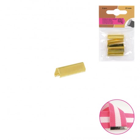 END CLASPS FOR STRAP *6PCS