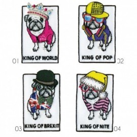 M DOG KING OF 5X4CM