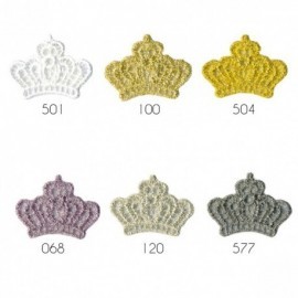 S EMBROIDERED CROWN 2X3CM