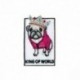 M HUND KING OF...5X4CM