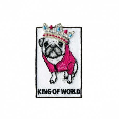 M HUND KING OF...5X4CM