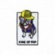 M HUND KING OF...5X4CM