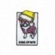 M HUND KING OF...5X4CM