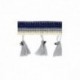 FRINGE WITH TASSELS 70MM