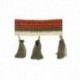 FRINGE WITH TASSELS 70MM