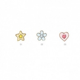 S STAR/FLOWER/HEART(FELT)