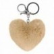 HEART KEYCHAIN POMPOM 8CM