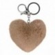 HEART KEYCHAIN POMPOM 8CM