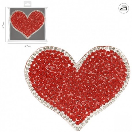 XL TOPPA CUORE STRASS