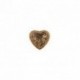 HEART FORGED METAL BUTTON