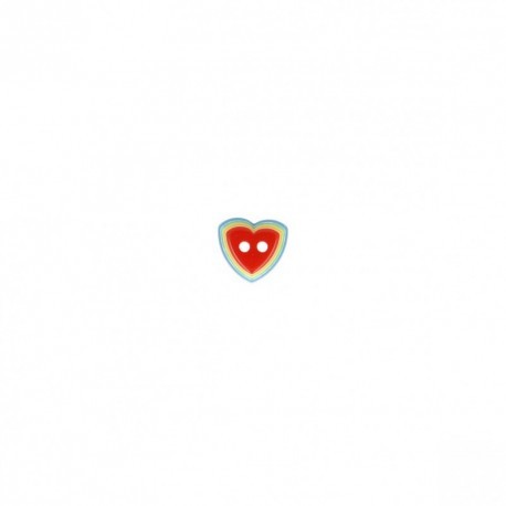 BOUTON COEUR 3D 14mm