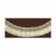 NATURAL PLEATED RUCHE